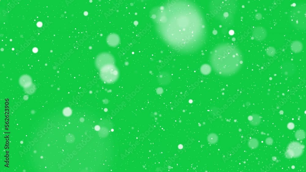 falling snow winter green screen background. falling snow winter green screen background.