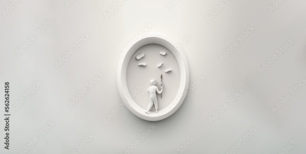 Mindful eating and daily diet with harmony and balance tiny person concept. Mind wellness lifestyle. Created by Generative AI Mindful eating and daily diet with harmony and balance tiny person concept. Mind wellness lifestyle. Created by Generative AI