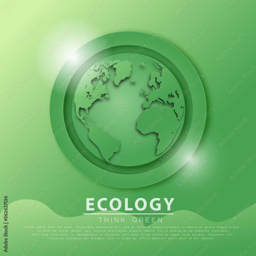concept of green world earth day eco or ecology vector paper cut style background. concept vector world earth day eco or ecology vector paper cut style environment background concept of green world earth day eco or ecology vector paper cut style background. concept vector world earth day eco or ecology vector paper cut style environment background