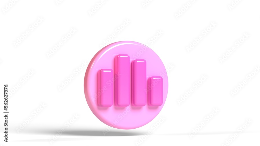 3d rendering marketing icon isolated on white background 3d rendering marketing icon isolated on white background