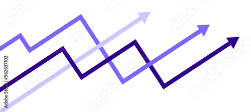 Business chart arrow economy financial concept background design template. Success investment strategy concept.
