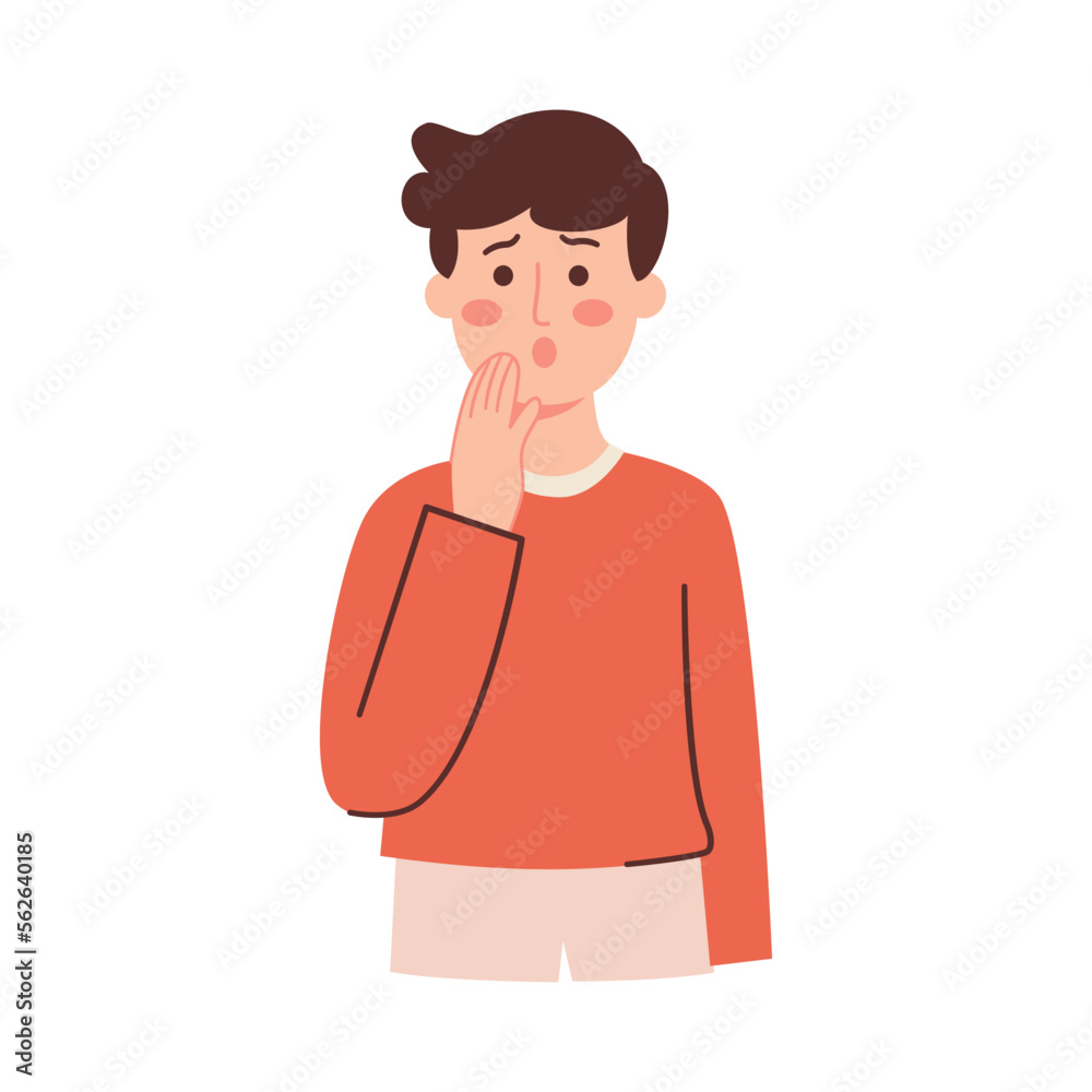 Shocked Man illustration Shocked Man illustration