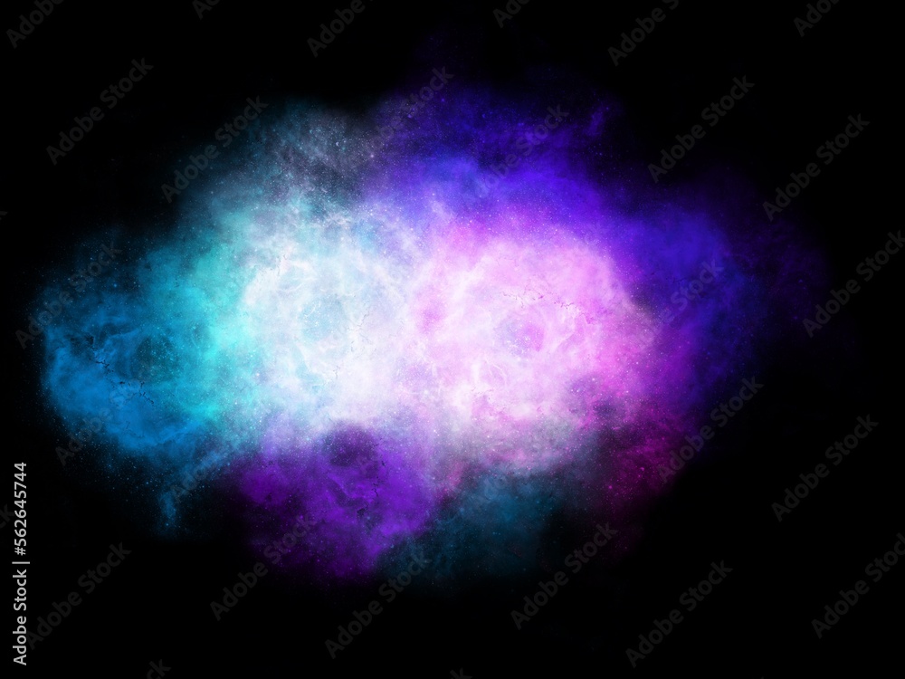 Blue Galaxy Background