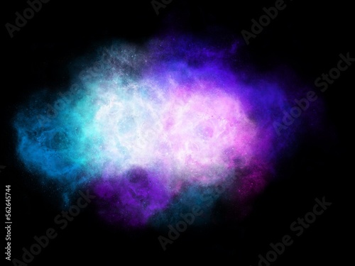 Blue Galaxy Background