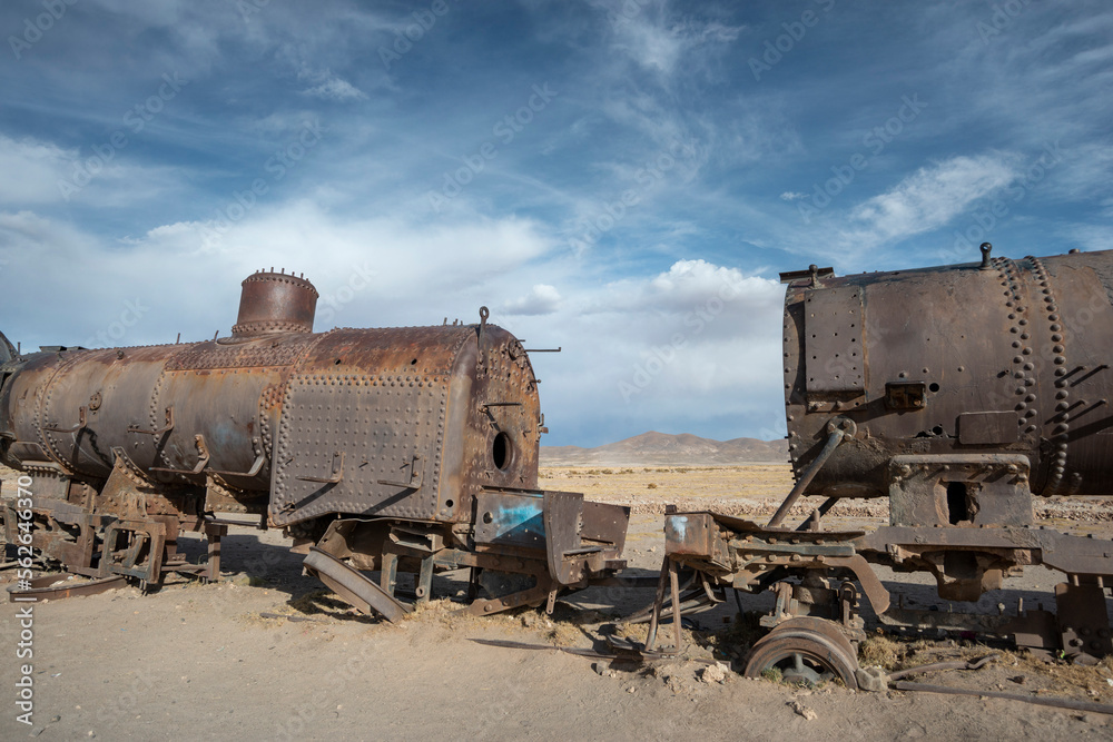 steam train remains