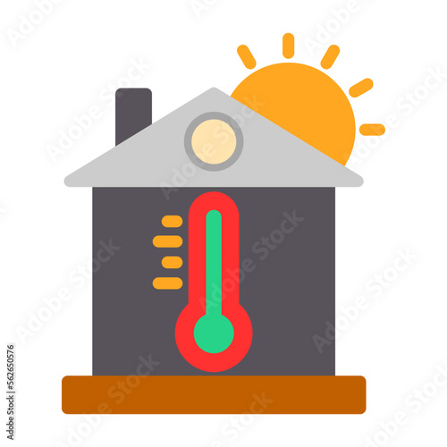 Greenhouse Effect Icon