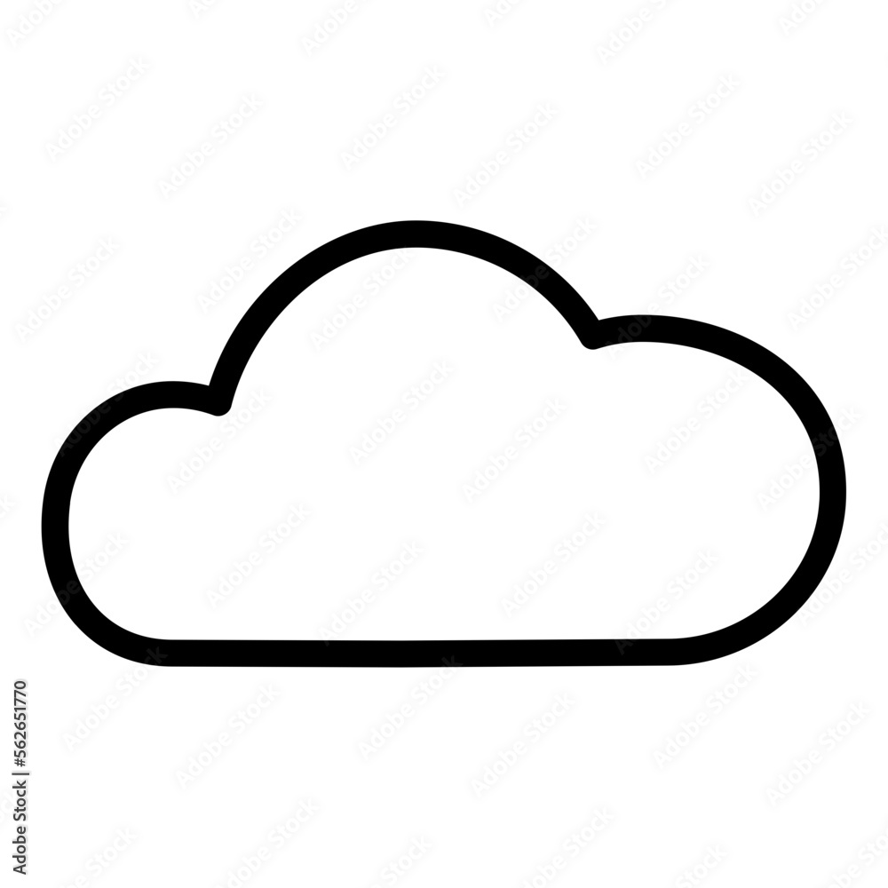 cloud line icon cloud line icon