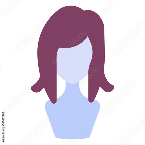 hair wig illustration
