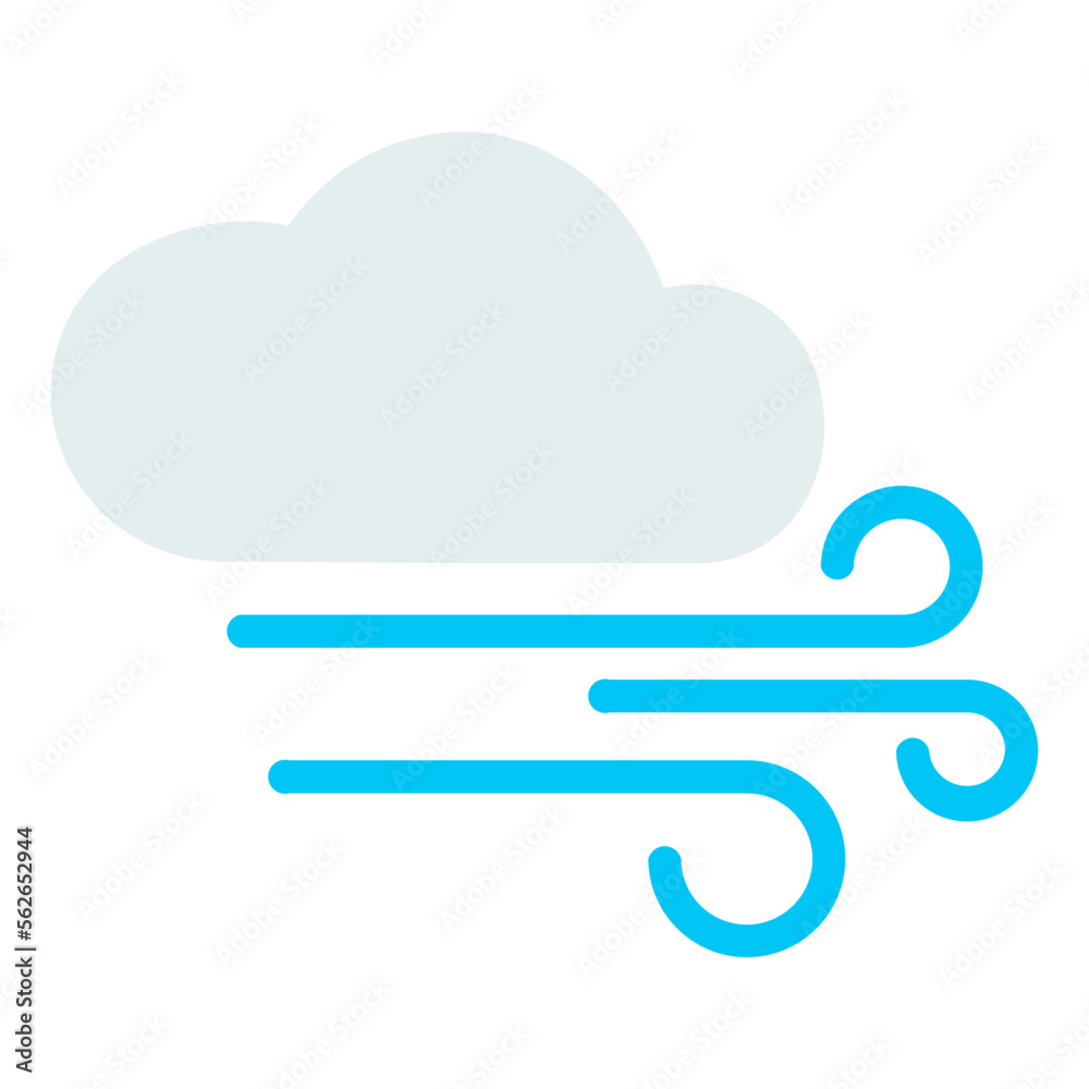windy flat icon windy flat icon