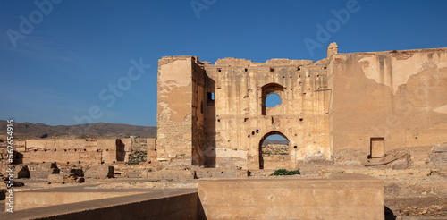 Arabic old ruin at Almeria in Spain