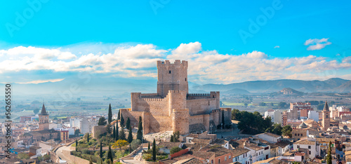 Obraz na płótnie Villena Castle, Alicante Province, Spain