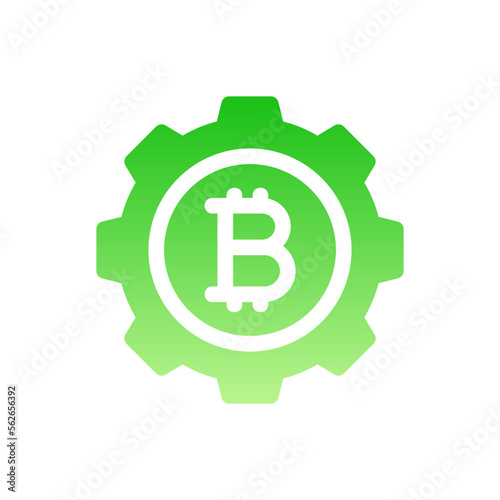 configuration flat gradient icon