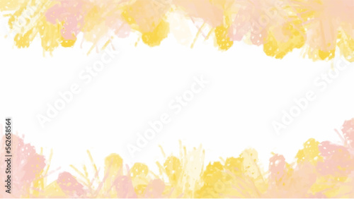 Yellow watercolor background for textures backgrounds and web banners design