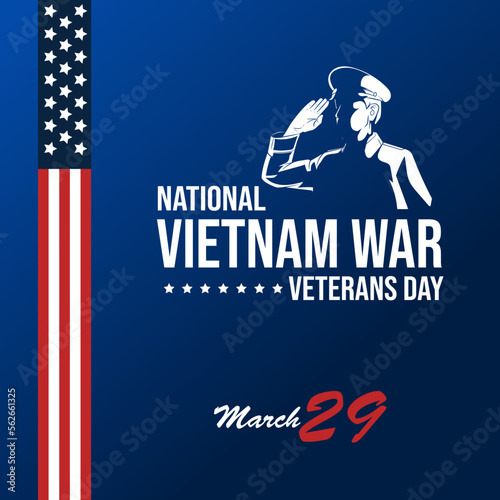 Canvastavla National Vietnam War Veterans Day