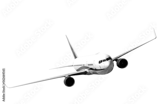 the plane flies out of the computer monitor