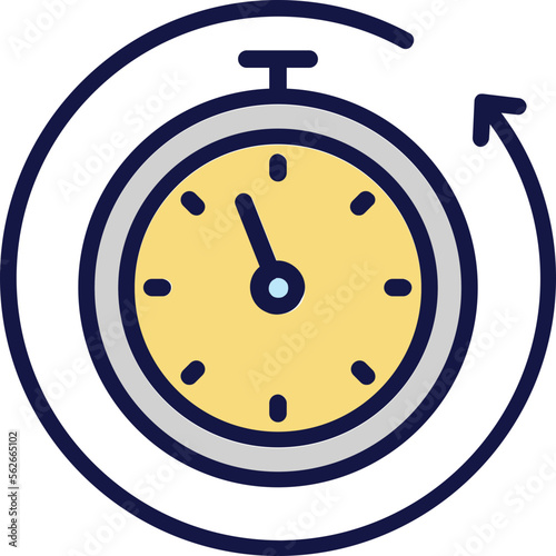 Chronometer, timeframe Vector Icon which can easily modify or edit
