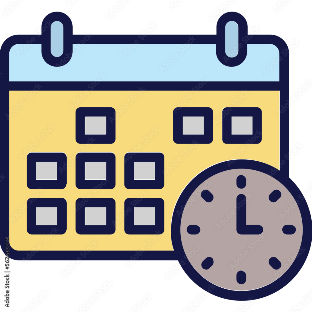 Agenda, calendar, Vector Icon Fully Editable
