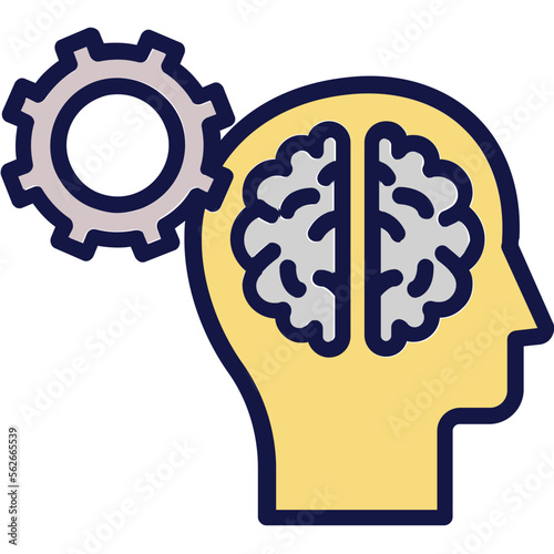 Brain, brainstorming Vector Icon Fully Editable

