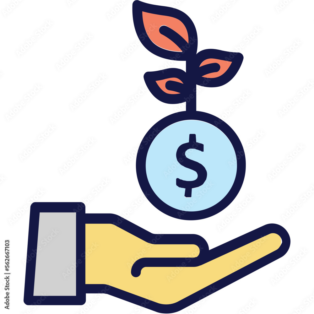 Money growth, Benevolence Vector Icon which can easily modify or edit
Money growth, Benevolence Vector Icon which can easily modify or edit