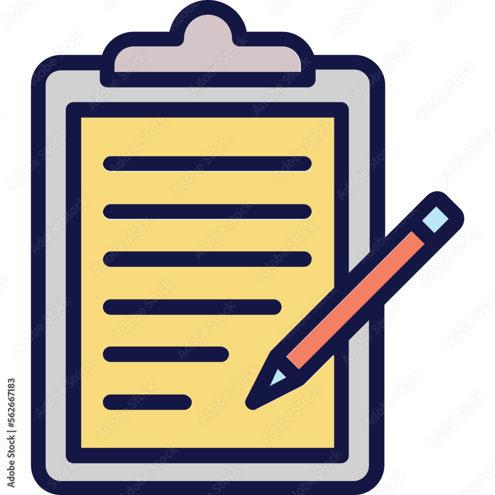 Clipboard, document Vector Icon which can easily modify or edit
Clipboard, document Vector Icon which can easily modify or edit
