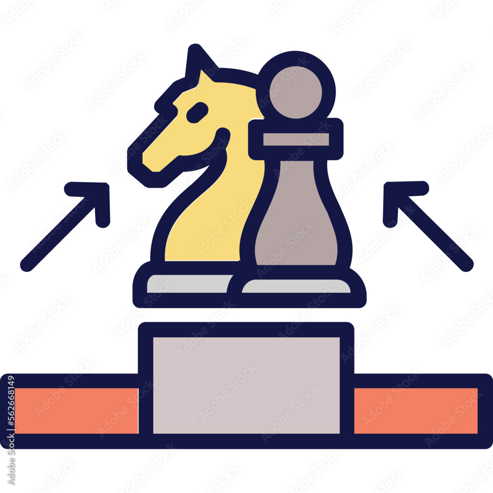 chess, chess paws Vector Icon
