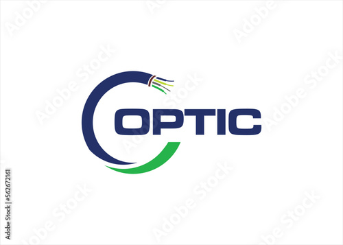 optical cable logo design network signal internet technology