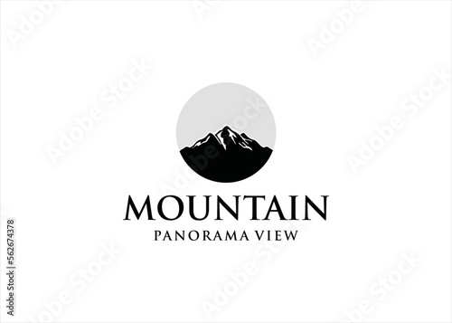 mountain logo design