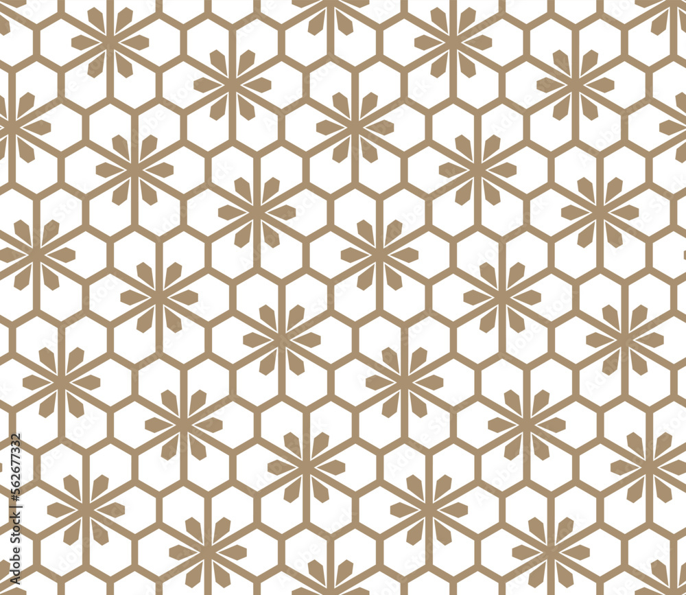 Flower geometric pattern. Seamless vector background. White and beige ornament. Ornament for fabric, wallpaper, packaging. Decorative print Flower geometric pattern. Seamless vector background. White and beige ornament. Ornament for fabric, wallpaper, packaging. Decorative print