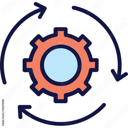 Cog, cogwheel Vector Icon
