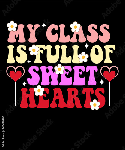 my class full of sweet hearts