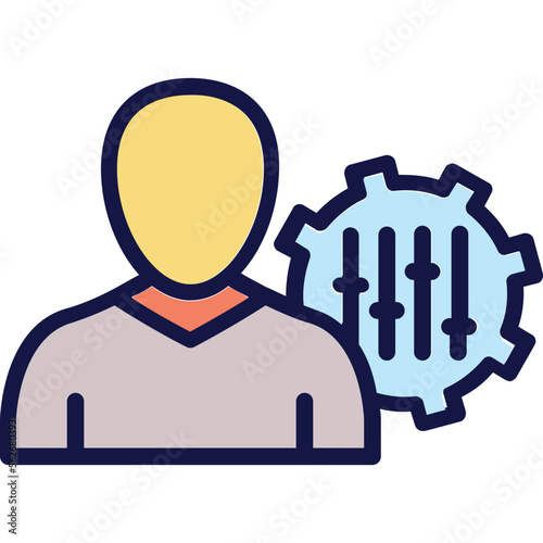 Awareness, personal discipline Vector Icon

