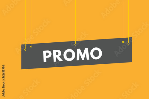 promo text Button. promo Sign Icon Label Sticker Web Buttons