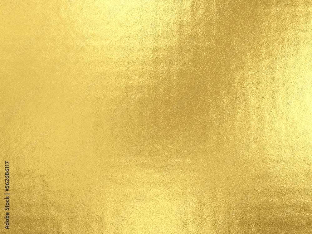 Gold foil background with light reflections | golden textured background - obrazy, fototapety, plakaty 