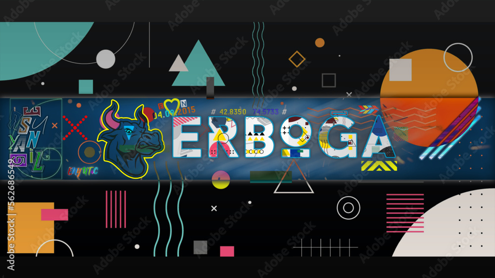 4k editable youtube banner template stock vector adobe stock
