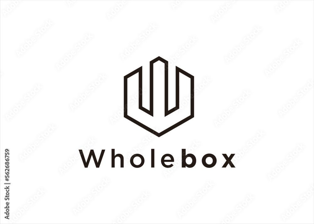 w logo design geometric shape w logo design geometric shape