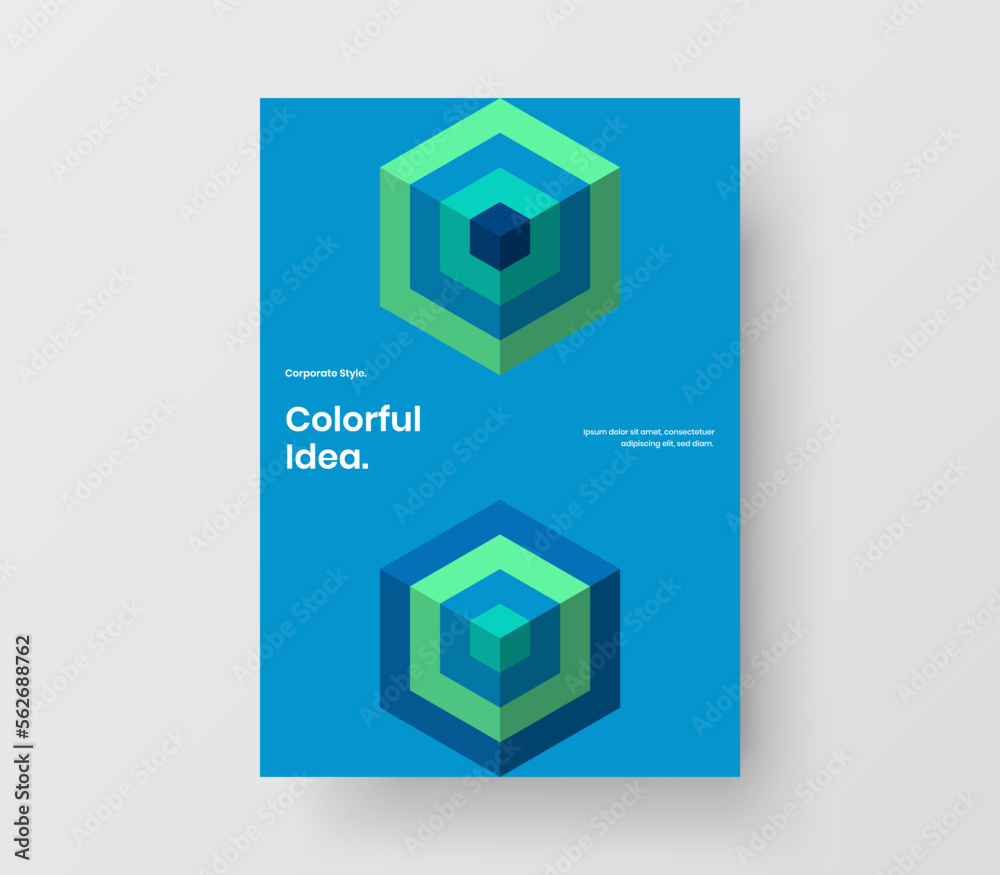 Modern presentation A4 vector design illustration. Creative geometric shapes banner layout. Modern presentation A4 vector design illustration. Creative geometric shapes banner layout.