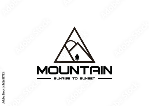 mountain logo design