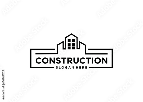 building logo design office home symbol 