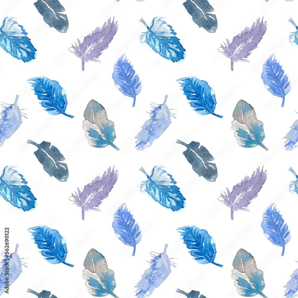 Blue feathers Blue feathers