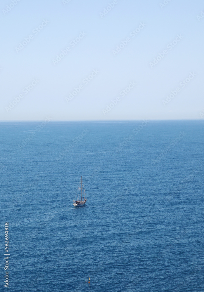 The Ligurian sea from Portofino, Italy