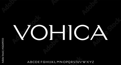 VOHICA. the luxury and elegant font glamour style
