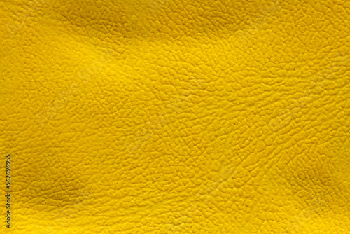 Yellow imitation Artificial leather texture background