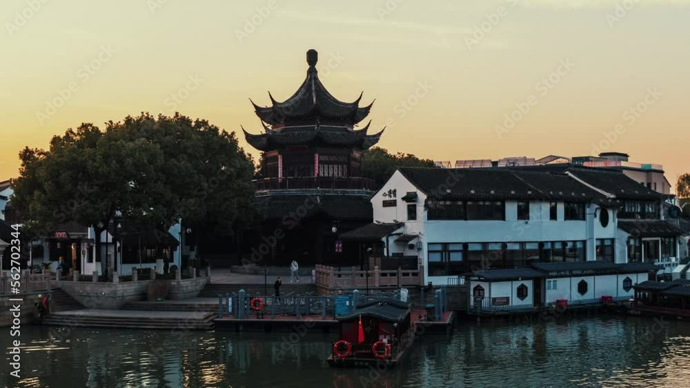 Urban buildings timelapse in city of Suzhou Urban buildings timelapse in city of Suzhou
