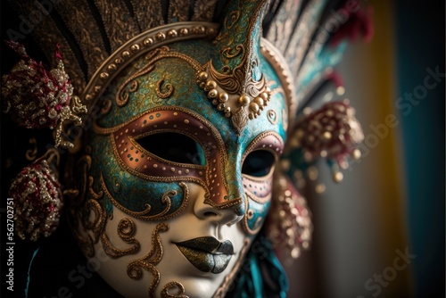  Venetian carnival  mask, carnival party.  © GHart