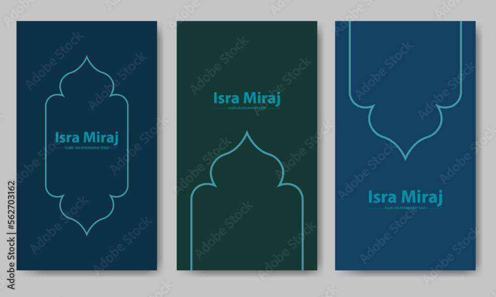 Isra Miraj Bundle Story Template Isra Miraj Bundle Story Template