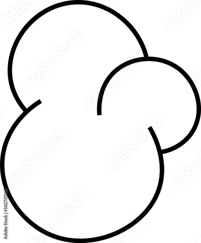 popcorn design illustration isolated on transparent background 