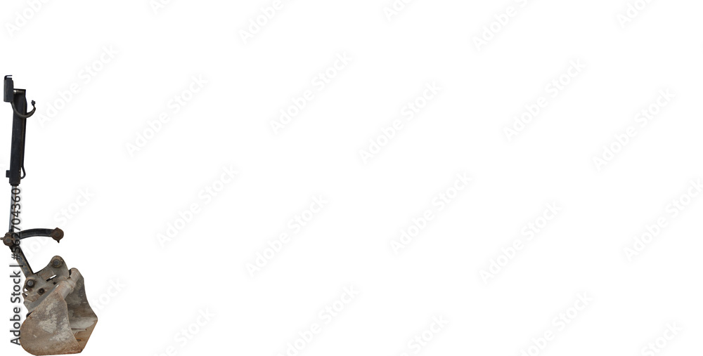 Obraz premium Isolated PNG cutout of a hardsurface mechanical part on a transparent background, ideal for photobashing, matte-painting, concept art
