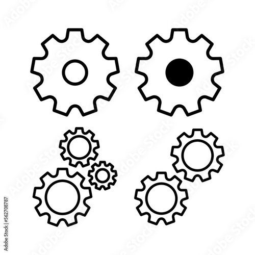 gear icon, cogwheel icon, setting icon