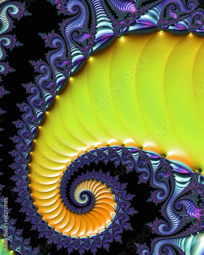 Fractal art is a popular style of art that uses fractals as its primary subject. 