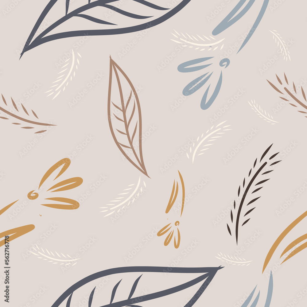 Seamless pattern of hand-drawn hearts in soft tones on a light background. Modern, stylish fabric design for children. Seamless pattern of hand-drawn hearts in soft tones on a light background. Modern, stylish fabric design for children.